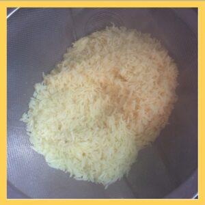 برنج آبکش شده