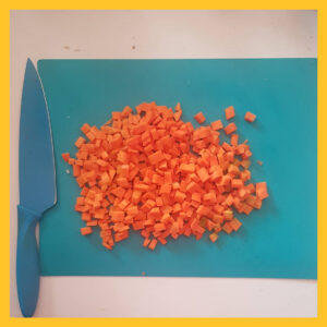 هویج خرد شده