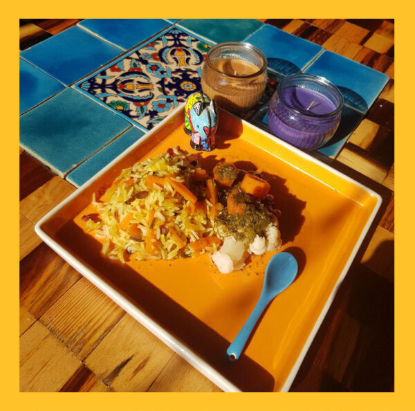 هویج‌پلوی گیاهی